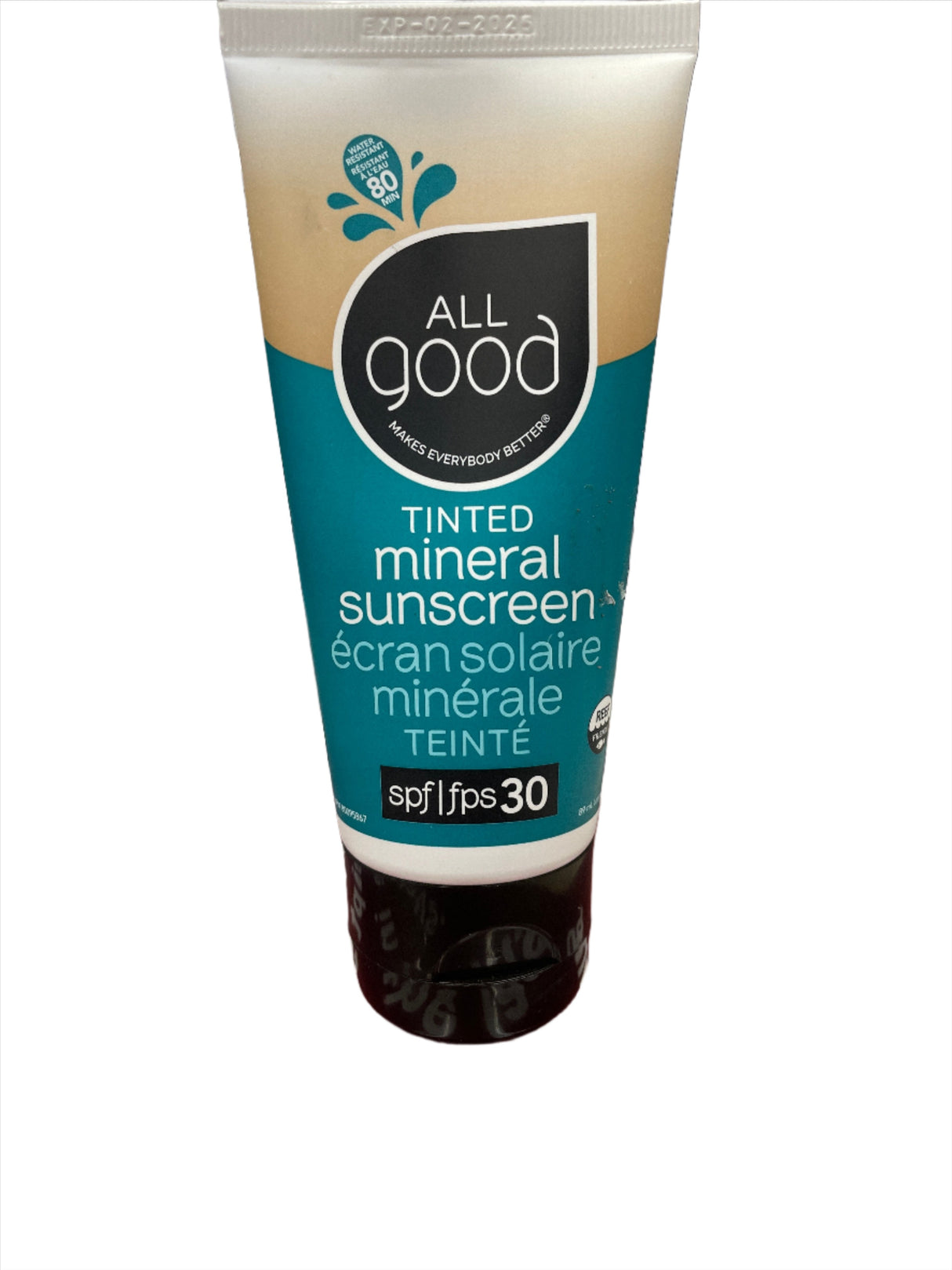 All Good Tinted Mineral Sunscreen SPF 30 Lotion