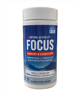 Natural Vitality Focus Memory & Cognition 1600 mg 60 Capsules