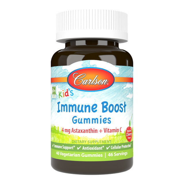 Carlson Kid's Immune Boost Gummies Natural Cherry Flavor