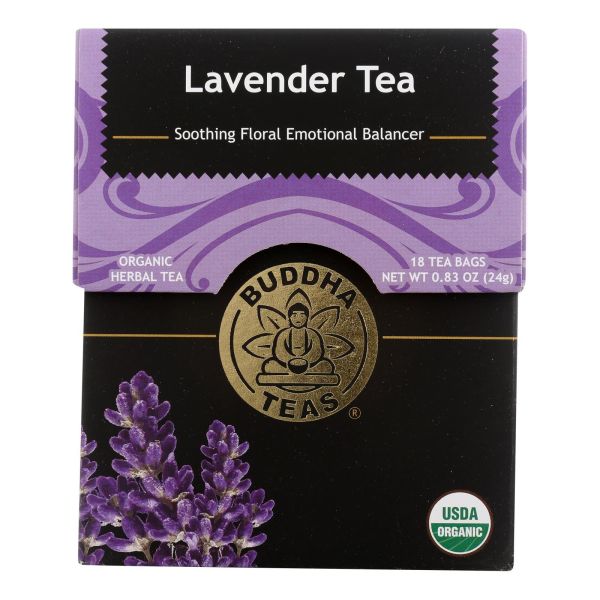 BUDDHA TEAS Organic Lavender Tea 18 BAG