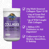 Garden of Life Collagen Hyaluronic Acid Unflavored 270g POWDER