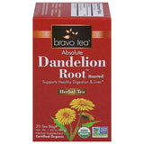 BRAVO TEA Organic Dandelion Root Tea 20 BAG