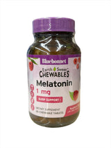 Bluebonnet Earth Sweets Melatonin 1 mg 60 Chewable Tablets