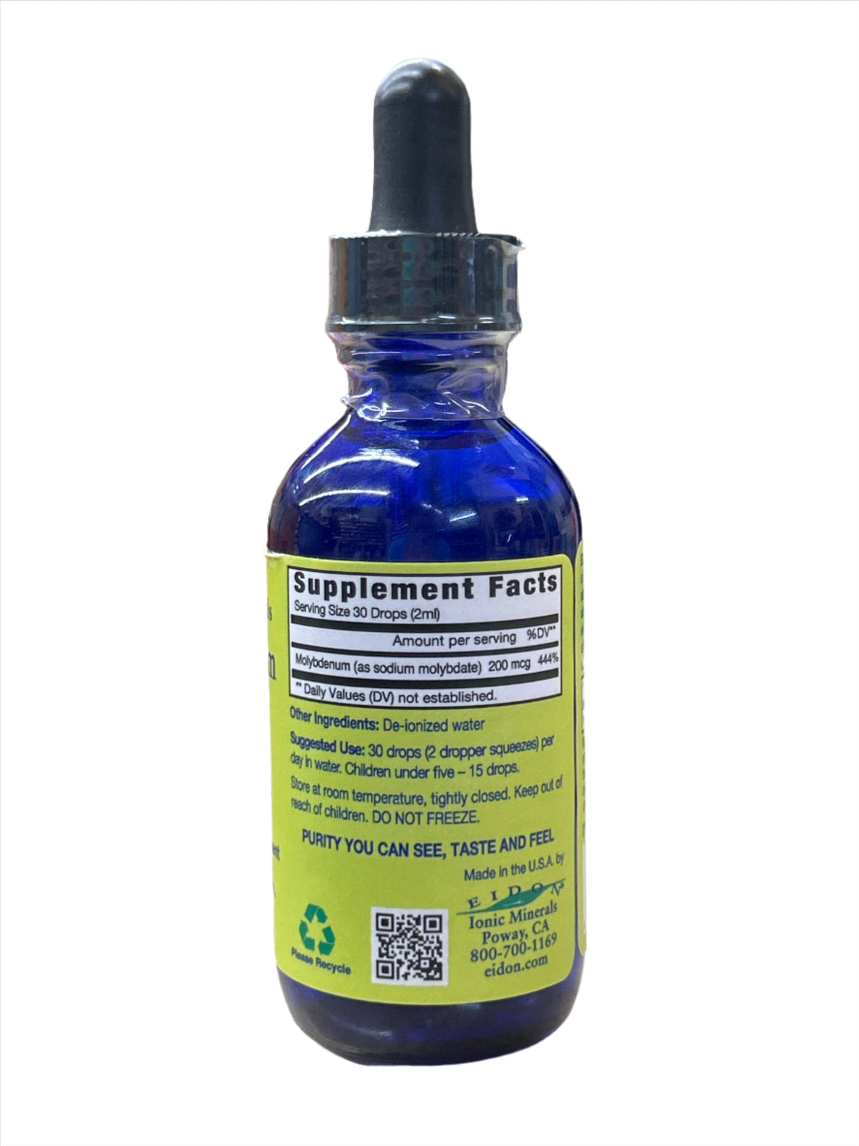 Molybdenum Liquid Concentrate 2 fl oz 30 Servings