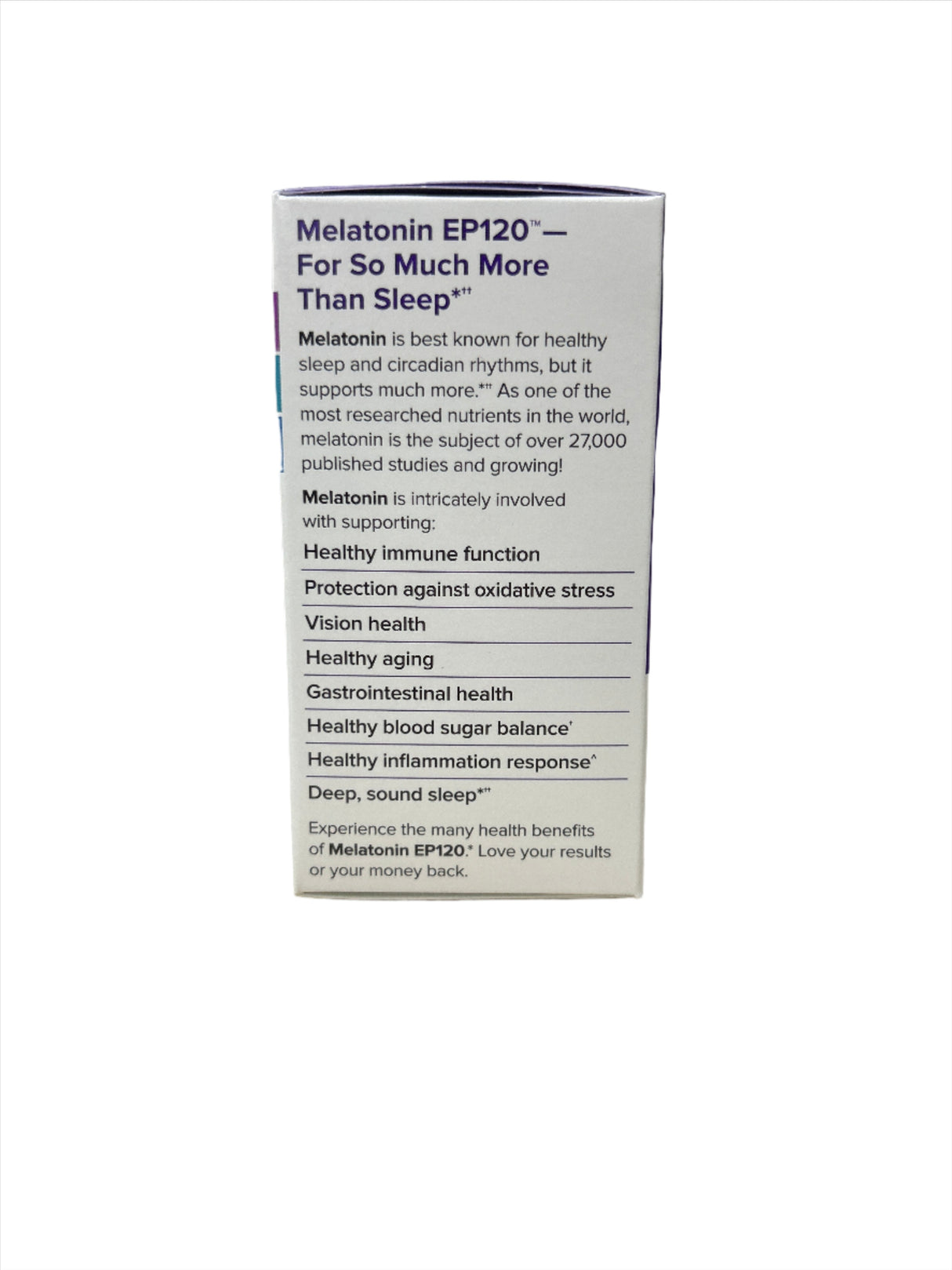 Melatonin EP120 Sustained Release 5 mg 60 Tablets