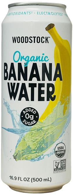 WOODSTOCK Banana Water, Still 16.9 OZ