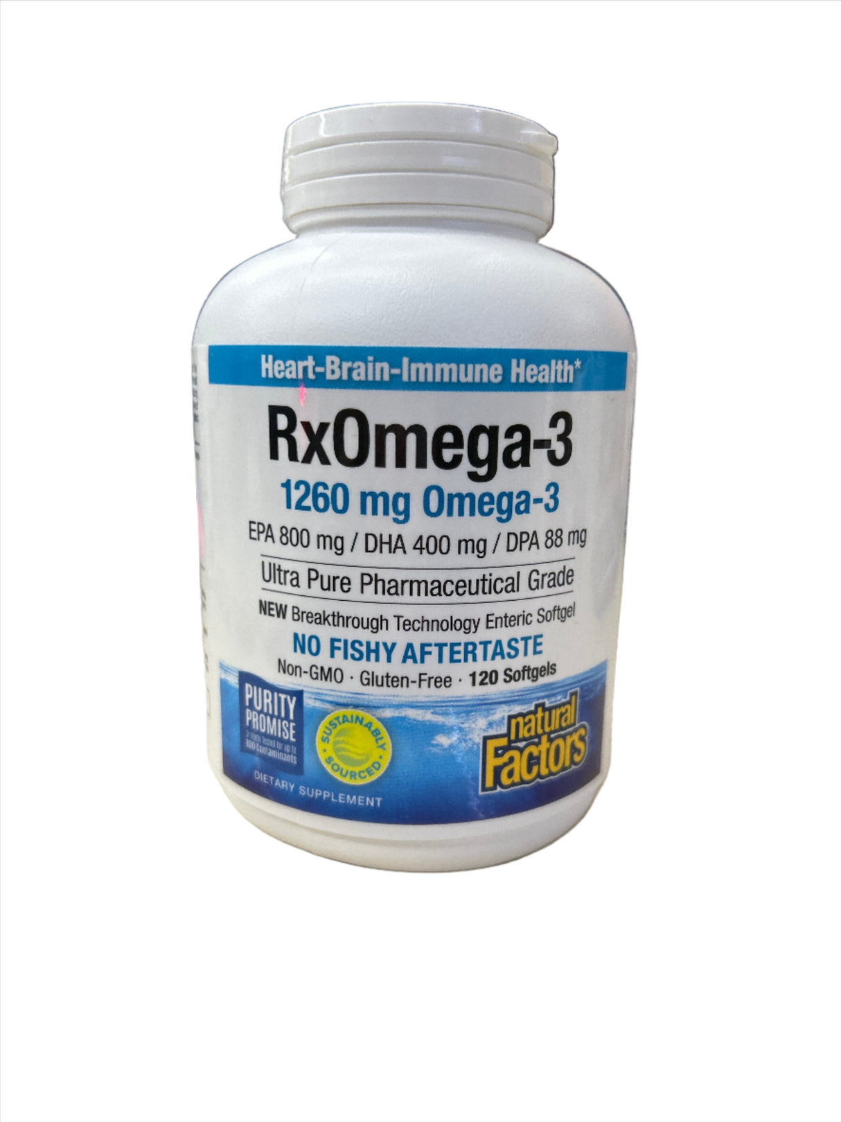 RxOmega-3 1260 mg 60 Soft Gels