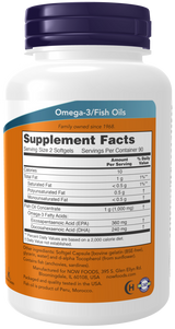 Now OMEGA-3 MINI GELS 500 MG 180 SGELS