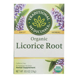 TRADITIONAL MEDICINALS TEAS Organic Licorice Root Tea 16 BAG