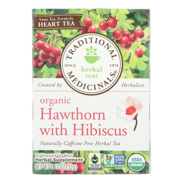 TRADITIONAL MEDICINALS TEAS Heart Tea with Hawthorn 16 BAG