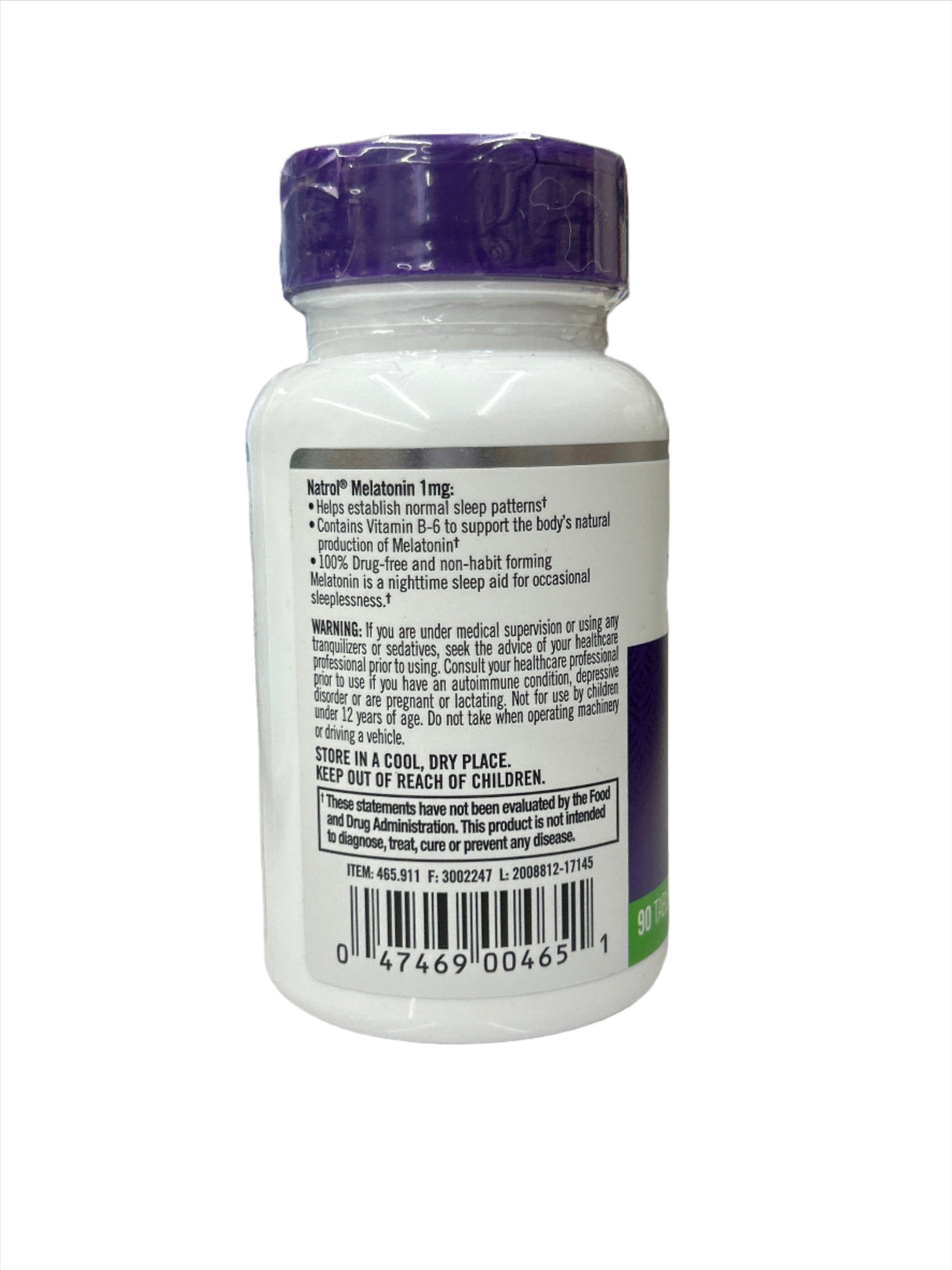 Melatonin 1 mg 90 Tablets