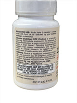 Citicoline CDP Choline 250 mg 60 Capsules