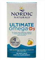 Ultimate Omega-D3 1280mg 60 Soft Gels