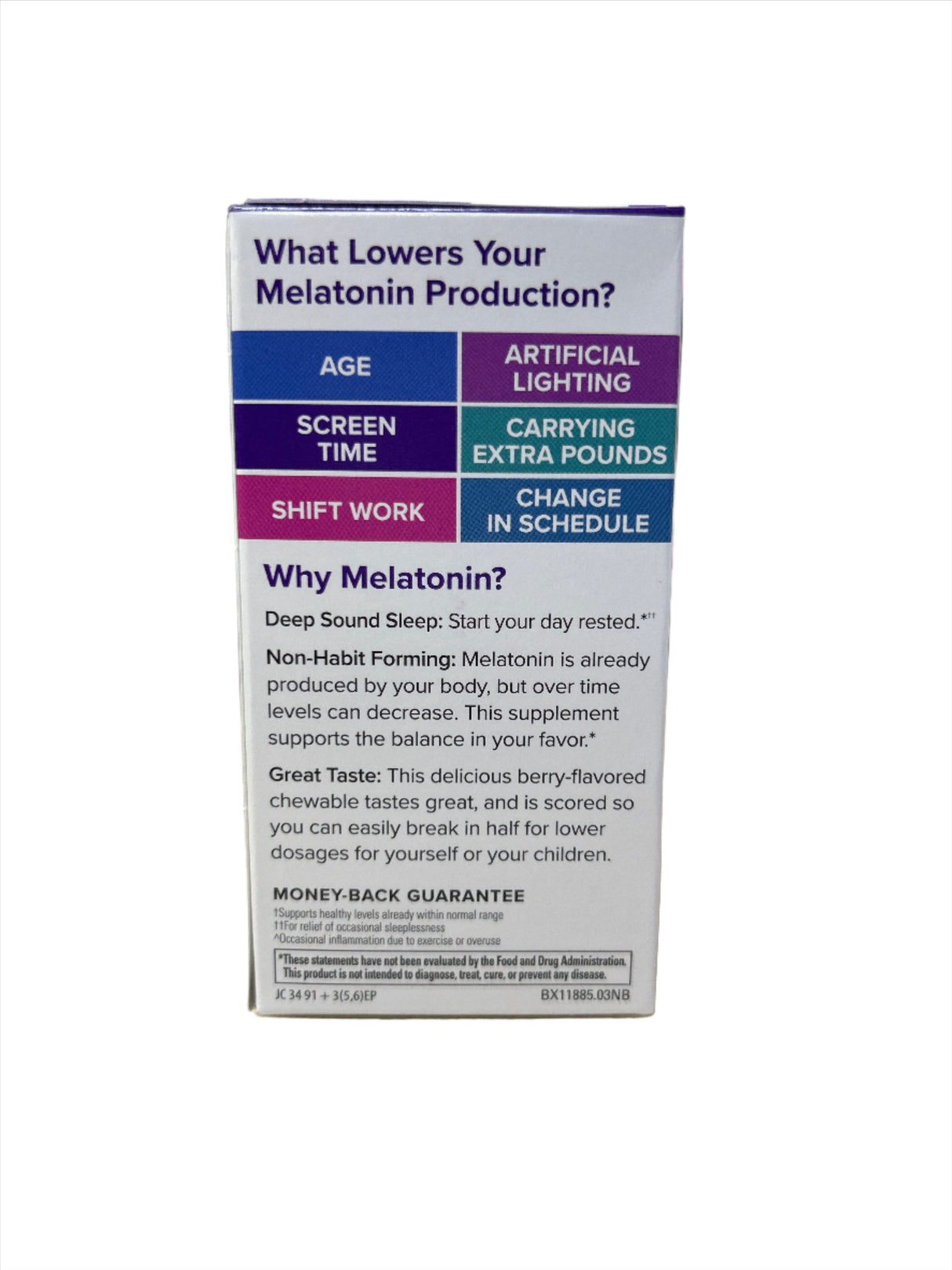 Melatonin 5mg 50 Berry Chewable Tablets