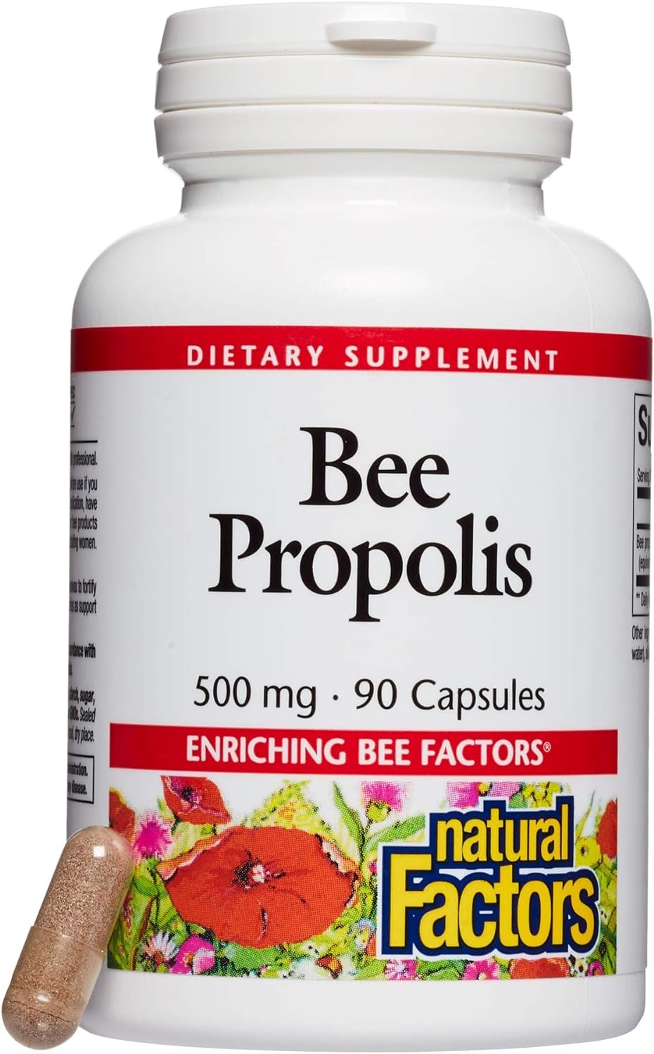 Natural Factors Bee Propolis 500 mg capsules