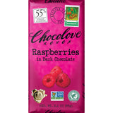 CHOCOLOVE Dark With Raspberries 3.1 OZ