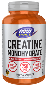 Now CREATINE 750mg  240 VCAPS