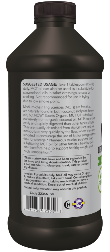 Now Foods Organic MCT Oil