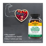 Country Life CALCIUM/MAGNESIUM/POTASSIUM 90 Tablet