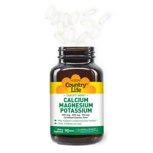 Country Life CALCIUM/MAGNESIUM/POTASSIUM 90 Tablet