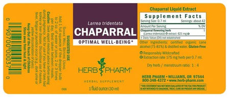 Herb Pharm CHAPARRAL  EXTRACT 1 oz