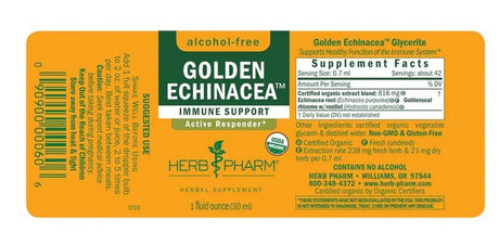 Herb Pharm GOLDEN ECHINACEA ALCOHOL-FREE 1 oz