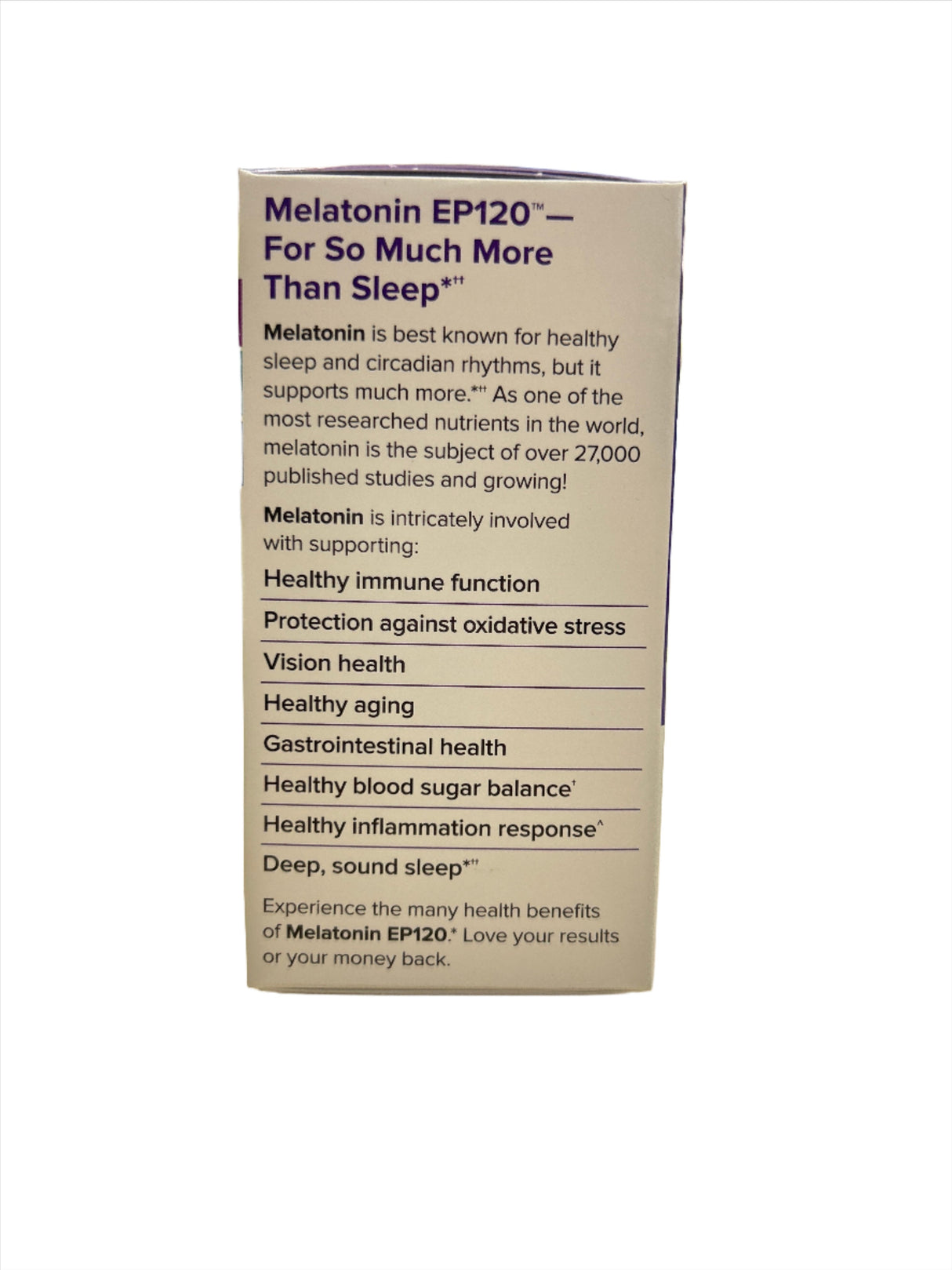 Melatonin EP120 5mg 60 Tablets