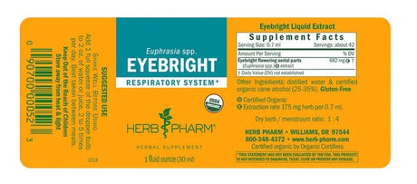 Herb Pharm EYEBRIGHT EXTRACT 1 oz