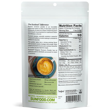 Sunfood Turmeric Powder 4oz