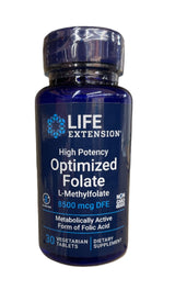 High Potency Optimized Folate L-Methylfolate 8500 mcg DFE