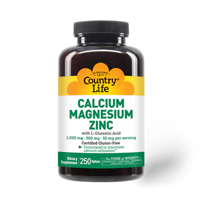 Country Life CALCIUM/MAGNESIUM/ZINC 250 Tablet