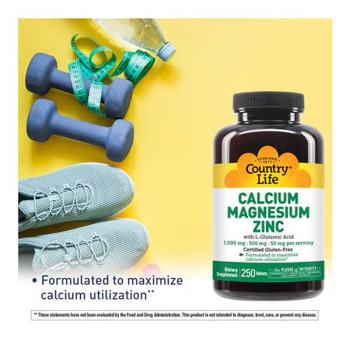 Country Life CALCIUM/MAGNESIUM/ZINC 250 Tablet