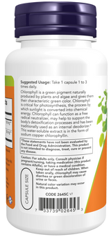 Now CHLOROPHYLL 100mg  90 VCAPS