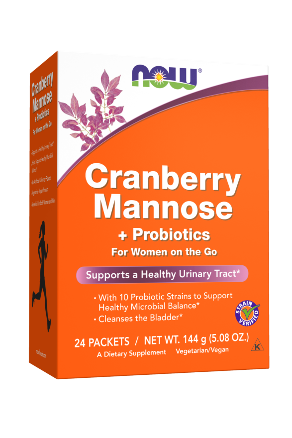 Now CRAN & MANNOSE WITH PROBIOTICS STICKS 24/PK