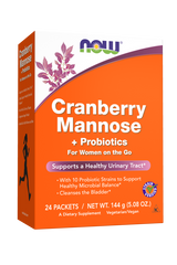 Now CRAN & MANNOSE WITH PROBIOTICS STICKS 24/PK