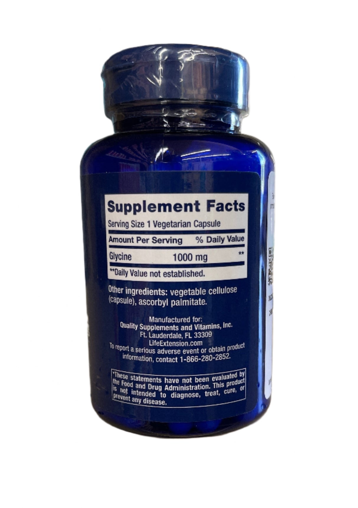 Glycine Veg. Capsules  1000 mg