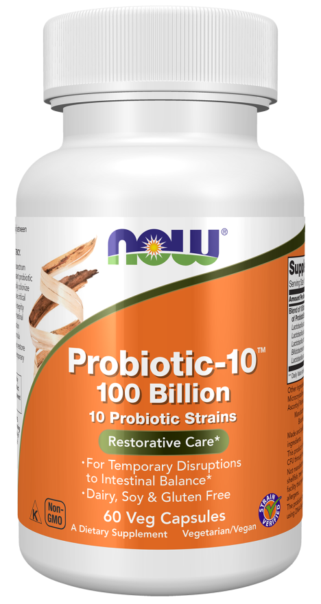 Now PROBIOTIC-10 100 BILLION  60 VCAPS