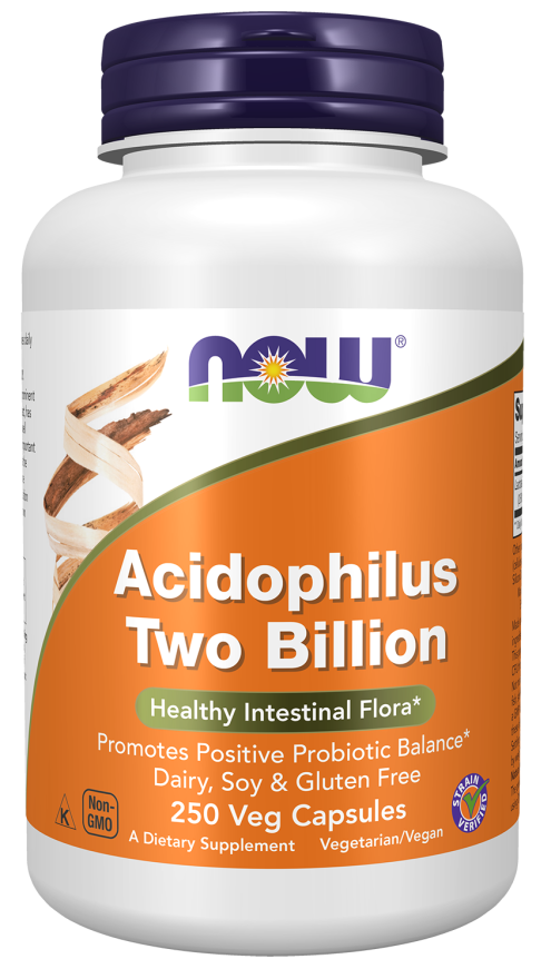 Now ACIDOPHILUS 2 BILLION  250 VCAPS