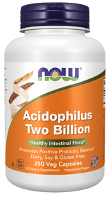 Now ACIDOPHILUS 2 BILLION  250 VCAPS