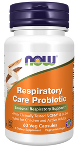 Now RESPIRATORY CARE PROBIOTIC  60 VCAPS