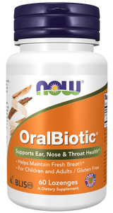 Now ORALBIOTIC LOZENGES 60 LOZ