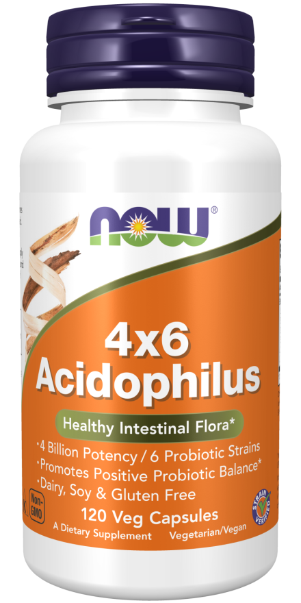 Now 4X6 ACIDOPHILUS 60 VCAPS