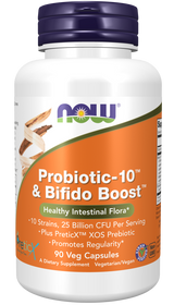 Now PROBIOTIC-10 + BIFIDO BOOST  90 VCAPS