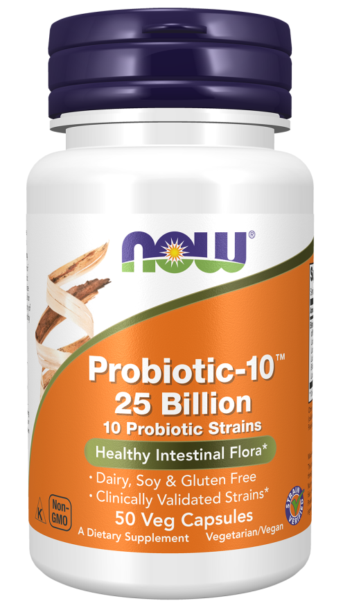 Now PROBIOTIC-10 25 BILLION  50 VCAPS