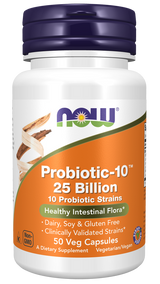 Now PROBIOTIC-10 25 BILLION  50 VCAPS