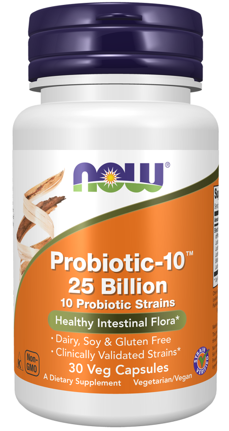 Now PROBIOTIC-10 25 BILLION  30 VCAPS