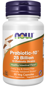 Now PROBIOTIC-10 25 BILLION  30 VCAPS