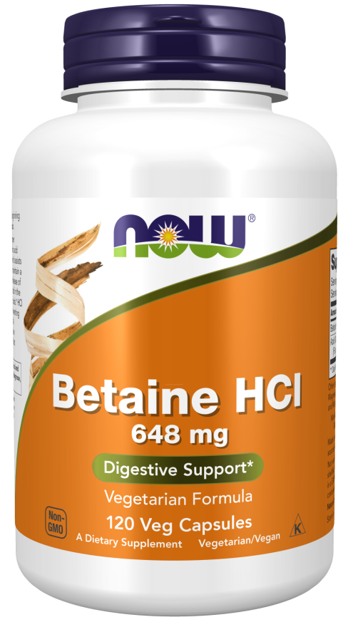 Now BETAINE HCL  120 VCAPS