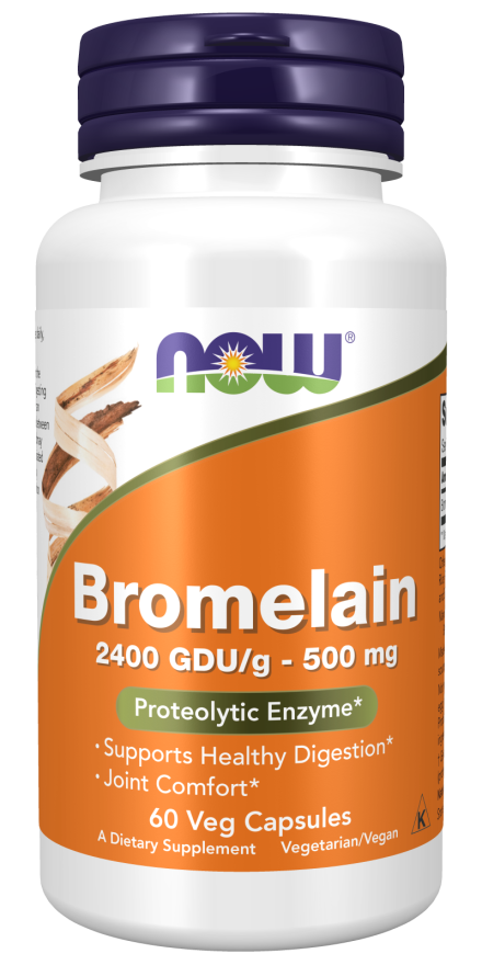 Now BROMELAIN 500MG/2400GDU 60 VCAPS