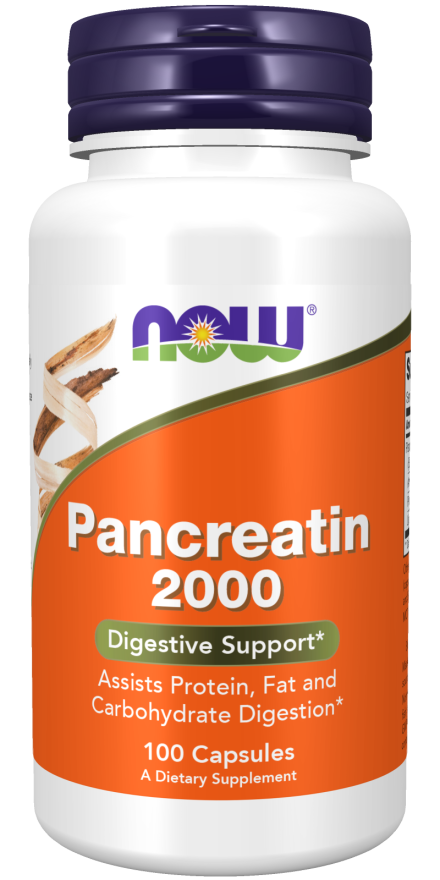 Now PANCREATIN 2000 (200mg 10X)  100 CAPS